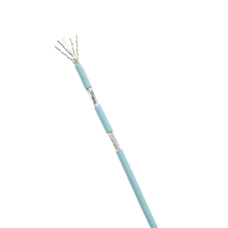 Bobina de Cable Blindado SF/UTP Categoría 6A, Uso Industrial con Resistencia al Aceite y Rayos UV, Multifilar 24/7 (Flexible), C