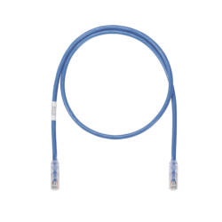 Cable de Parcheo UTP, Cat6A, 24 AWG, CM, Color Azul, 17ft