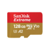 Memoria SanDisk Extreme 128GB micro SDXC 190mb/s 4k clase 10 a2 v30 con adaptador