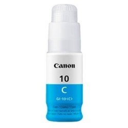 Botella de tinta Canon GI-10 cian 70 ml compatible con G5010, G6010, G7010