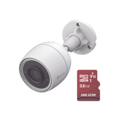 Kit de Cámara WiFi y Memoria MicroSD, Incluye 1 Pieza CS-C3TN y 1 Pieza HS-TF-L2, 32G, para Detección de Movimiento, Notificació