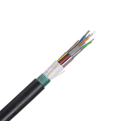 Cable de Fibra Óptica 12 hilos, OSP (Planta Externa), Armada, MDPE (Polietileno de Media densidad), Multimodo OM4 50/125 Optimiz