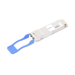 Transceptor qsfp28 (mini-gbic) para fibra monomodo, 100 gbps de velocidad, conectores lc, dúplex, hasta 2 km de distancia.