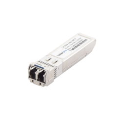 Transceptor SFP+ (mini-gbic) para fibra monomodo, 10 gbps de velocidad, conectores lc, dúplex, hasta 5 km de distancia.