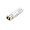 Transceptor SFP (mini-gbic) para fibra monomodo, 1.25 gbps de velocidad, conectores lc, dúplex, hasta 100 km de distancia.