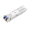 Transceptor SFP (mini-gbic) para fibra monomodo, 1.25 gbps de velocidad, conectores lc, dúplex, hasta 5 km de distancia.