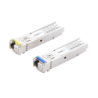 Transceptores bidireccionales SFP (mini-gbic) para fibra monomodo, 1.25 gbps de velocidad, conectores lc, simplex, hasta 3 km de