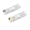 Transceptores bidireccionales SFP (mini-gbic) para fibra monomodo, 1.25 gbps de velocidad, conectores lc, simplex, hasta 40 km d