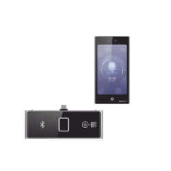 Terminal Facial Min Moe WiFi con pantalla de 7" y Lector de Huellas, Códigos QR y Bluetooth, Exterior IP65, 10,000 rostros y 50,