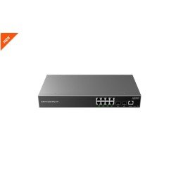 Switch Administrable Grandstream (GWN7801) 8 puertos Gigabit + 2 SFP. Capa 2 + - FAN-LESS, QoS para Audio y Video