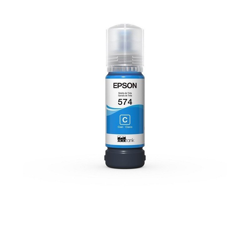 Botella de tinta Epson T574, cian, L8050/L18050, 4300 páginas, 70 ml