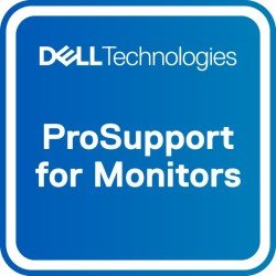 Póliza de garantía Dell para modelos de monitor señalados en descripción tec., de 3y adv ex a 3y prospt adv ex