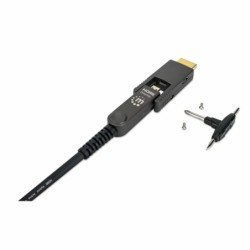 Cable HDMI Manhattan 355698, 50 m, HDMI tipo A (Estándar), HDMI tipo D (Micro), Canal de retorno de audio (ARC), Negro