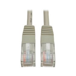 Cable Patch de Red Moldeado Snagless Cat5 Cat5e UTP RJ45 M/M Gris de 6.1 m [20 pies], Categoría 5, 350 MHz/1 Gbps, 6.1 metros