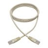 Cable Ethernet (UTP) Moldeado Cat5e 350 MHz (RJ45 M/M), PoE, Blanco, 1.83 m [6 pies], El cable patch Blanco de Categoría 6e (C