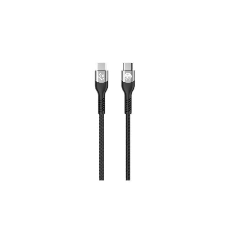 Cable USB-c Manhattan v2.0, c-c 2.0m 480mbps 240w ne 356367