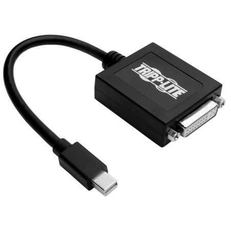 Adaptador Keyspan Mini DisplayPort a DVI, Convertidor de Video para Mac/PC, Negro (M/H), 152 mm [6"], Cable for Proyector, Chrom