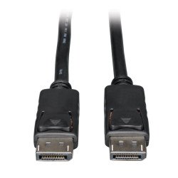 Cable DisplayPort con Conectores de Seguridad, 4K @ 60 Hz (M/M), Negro, 4.57 m [15 pies], DisplayPort es un nuevo estándar de i