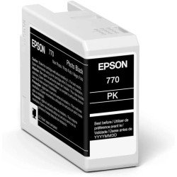 Tinta Epson UltraChrome Pro 10 25ml Color Negro Fotográfico