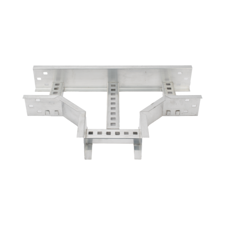 Derivación "T" Horizontal de Aluminio Perfil Z, Peralte 3 1/4", Ancho 9", Radio 8", Incluye Tornillería (CHTHEZ314R8X9AK)