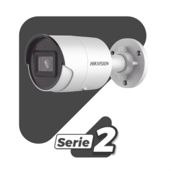 Bala IP 6 megapixel, lente 2.8 mm, 40 m IR Exir, exterior IP67, WDR 120 db, PoE, micrófono integrado, videoanaliticos (filtro de