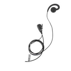 Micrófono de solapa con audífono ajustable al oído para Hytera TC320/1688