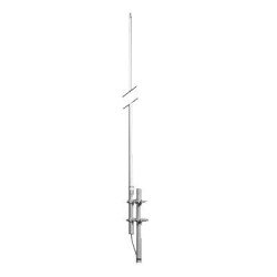 Antena Base VHF, fibra de vidrio, rango de frecuencia 161-168 MHz