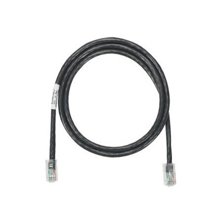 Cable de parcheo UTP Categoría 5e, con plug modular en cada extremo - 6 m. - Negro