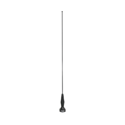 Antena móvil VHF, UHF, ajustable en campo, rango de frecuencia 136-940 MHz, color negro