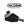 Conector de energía, Saxxon psubr16h, bolsa de 10 adaptadores macho tipo Jack polarizado de 12 vcc, terminales de presión, fácil