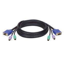 Cable 3 en 1 para multiplexores KVM Tripp-Lite