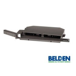 Panel de parcheo Belden AX100041 montaje en rack 1u negro