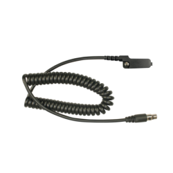 Cable para auricular para radios Kenwood series 80, 90, 140, 180, nx200, 300, 410. Compatible con vox de la serie 180 y nx200