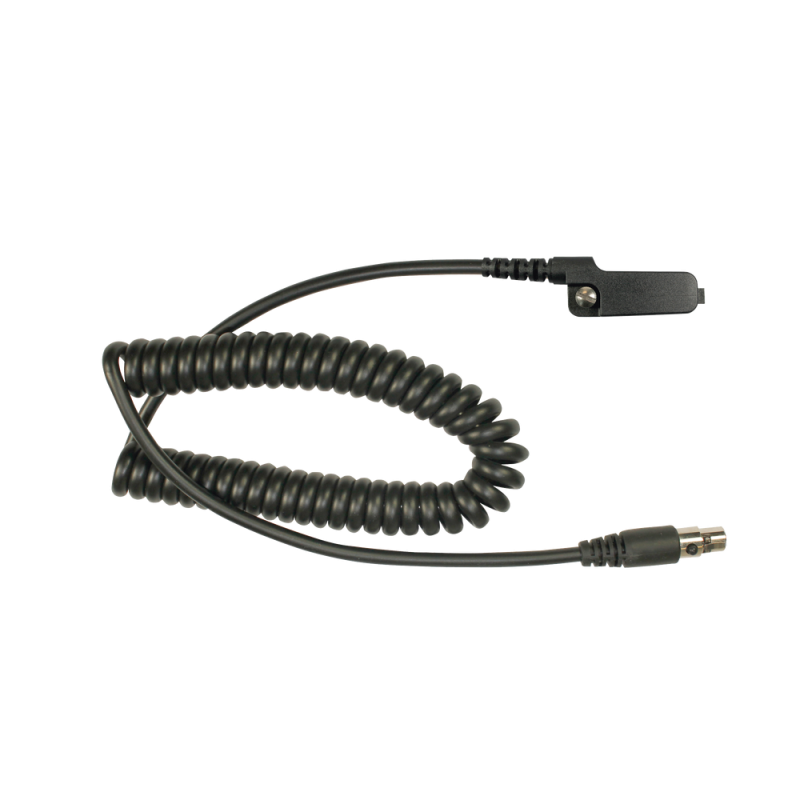 Cable para auricular para radios Kenwood series 80, 90, 140, 180, nx200, 300, 410. Compatible con vox de la serie 180 y nx200