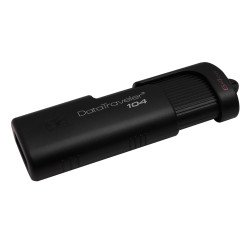 Memoria USB de 64GB Kingston Technology DT104 64GB - Negro, 64 GB, USB 2.0