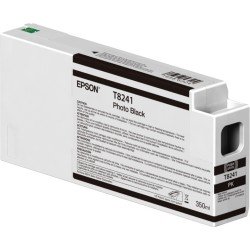 Cartucho de tinta Epson Singlepack Photo Black T824100 UltraChrome HDX/HD 350 ml, Tinta a base de colorante, 350 ml