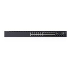 Switch administrable DELL N1524, L2/L3, Gigabit Ethernet (10/100/1000), Energía sobre Ethernet (PoE), Montaje en rack, 1U