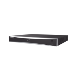NVR 12 Megapixel (4K), 8 canales IP, 8 Puertos PoE+, AcuSense (Evita Falsas Alarmas), Reconocimiento Facial, 2 Bahías de Disco D