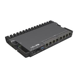 RB5009UPr+S+OUT 8 puertos PoE in/out, 1 SFP+, Solo RouterOS v7 para Exterior