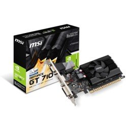 Tarjeta de video MSI GeForce GT 710 2GD3 LP DDR3 HDMI-DVI-d PCIe 2.0