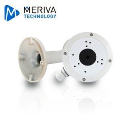 Kit de montaje para cámaras domo y bullet meriva Technology base de conexiones mva-jb0301 x1 + brazo de montaje para pared o tec