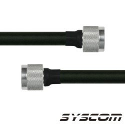 Epcom SN-400-N-100 Cable RF400, con conductores N Macho en ambos extremos.