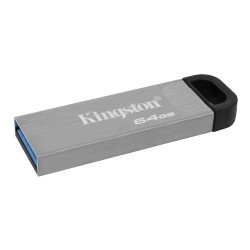 Memoria Kingston 64GB USB 3.2 alta velocidad, DataTraveler kyson metálica