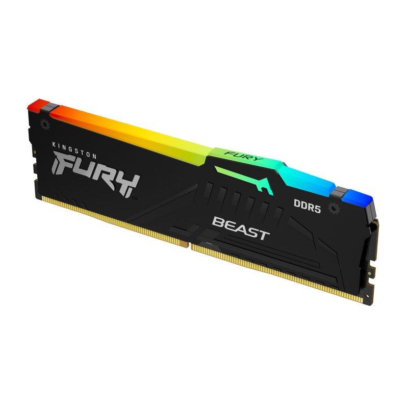 Memoria DDR5 Kingston FuryBeast RGB 16GB 5200MHz DIMM