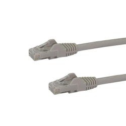 Cable de Red Gigabit, 1 m, Gris, Cat6, Ethernet RJ45 sin Enganche - Snagless, U/UTP (UTP), RJ-45, RJ-45)