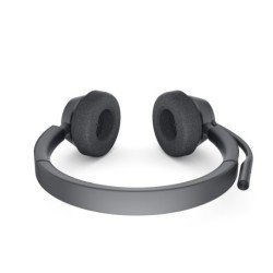 Audífonos Dell Pro Estéreo WH3022 Color Negro, Alámbrico, Oficina/Centro de llamadas, 96 g